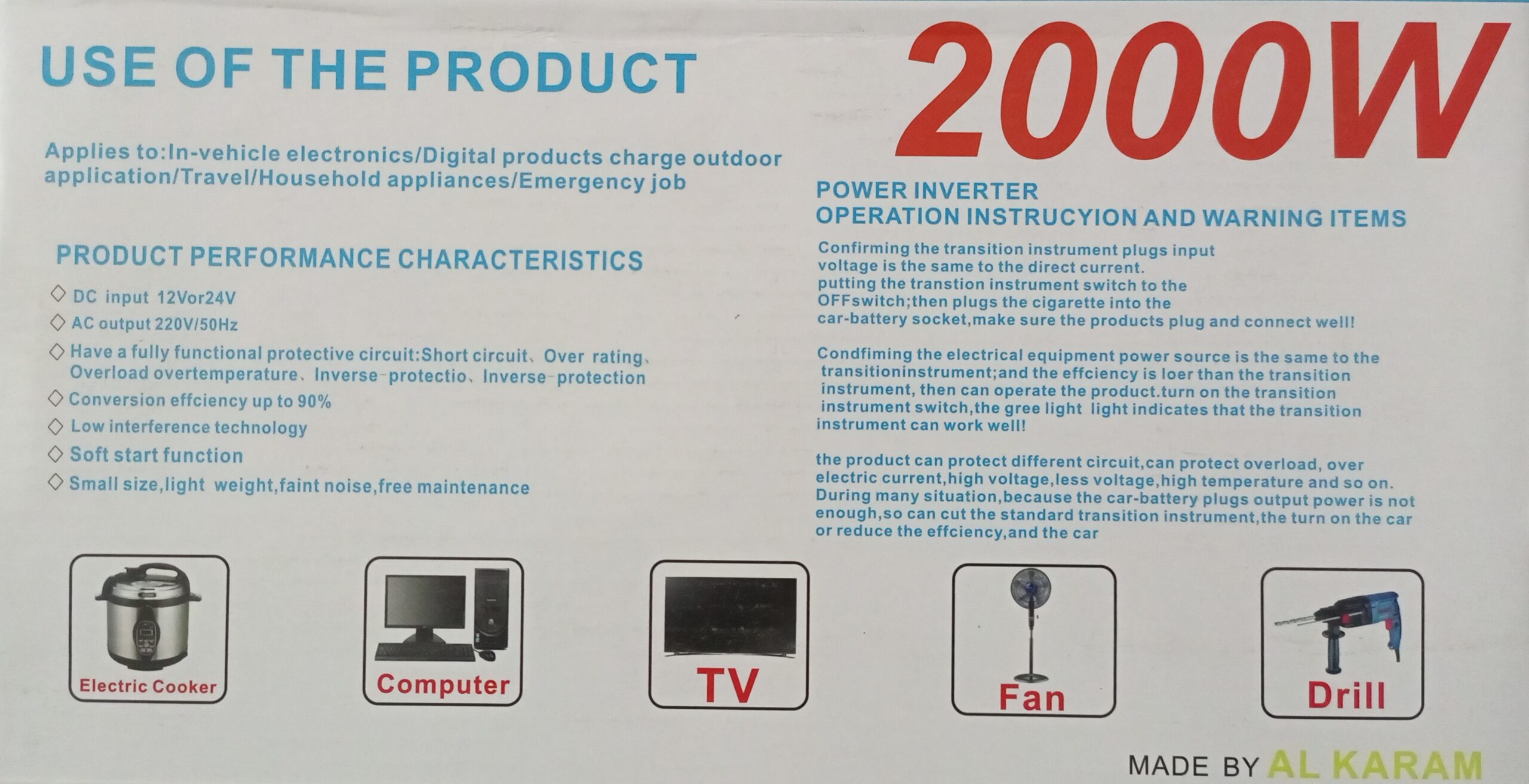 2000W Inverter Alakaram - Image 7
